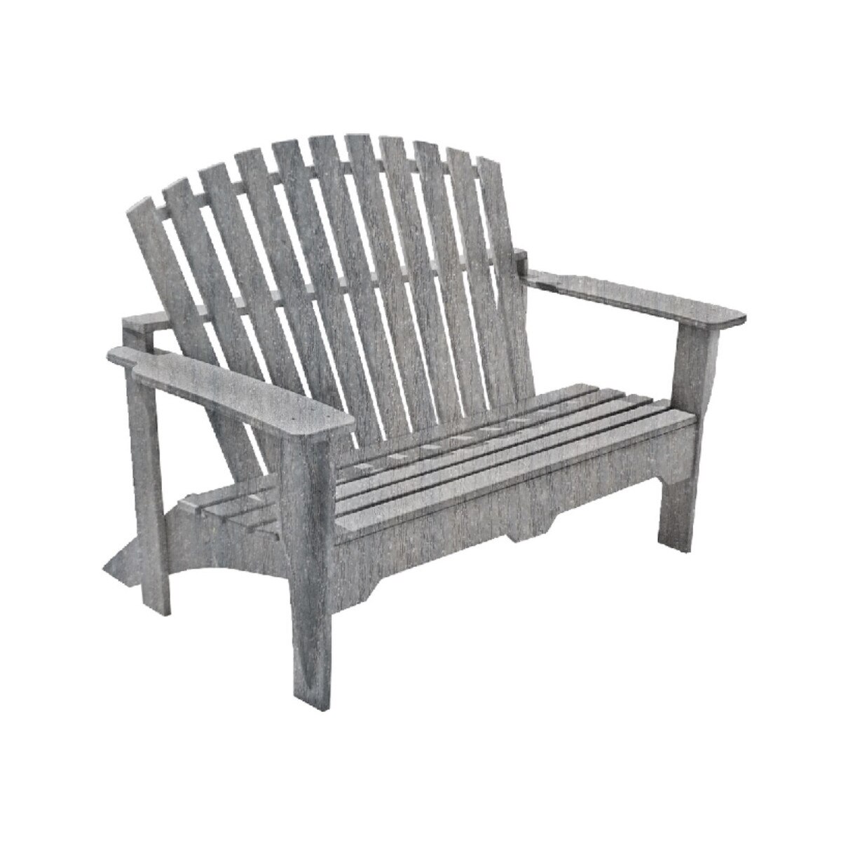 Adirondack Bench Coastal Gray